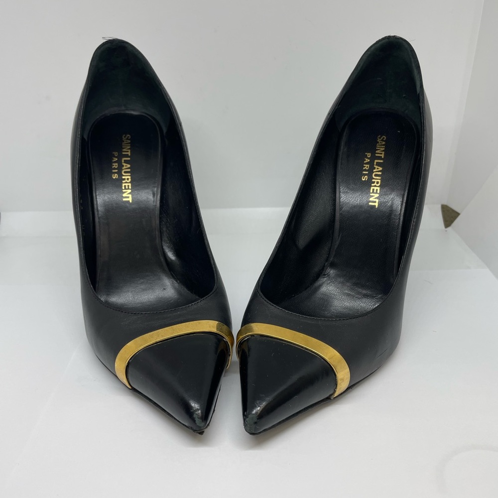 SAINT LAURENT Janis Pointed Toe Pumps